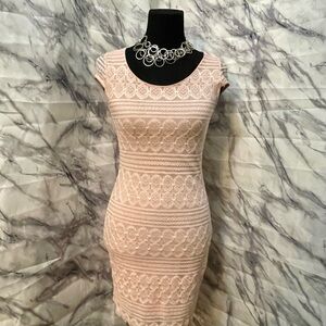 Charlotte Russe Pink Bodycon Mini Dress